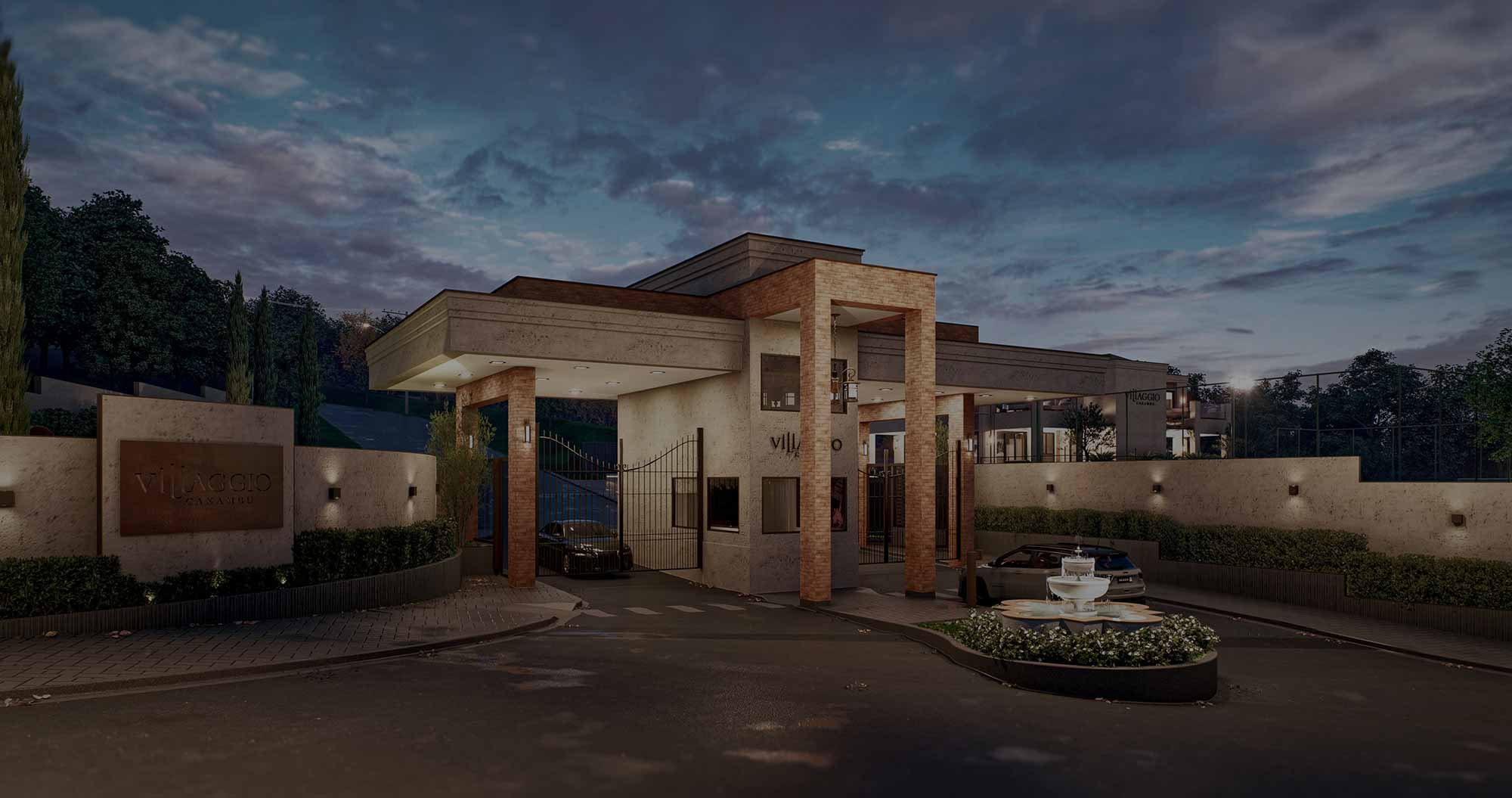 Entrada do Villaggio Caxambu